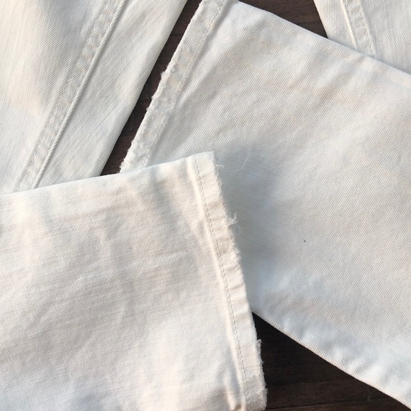 Zara Woman Off White The Slim Boyfriend Straight Leg Jeans Size 4 - Picture 10 of 10